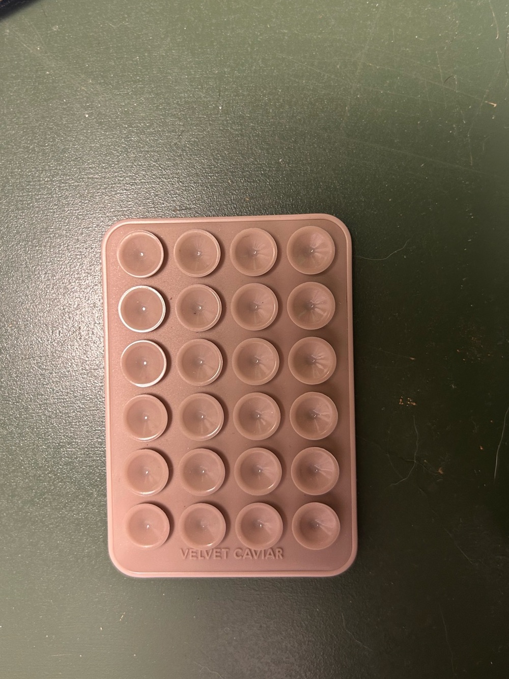 Velvet Caviar taupe Silicone Suction Phone Grip
